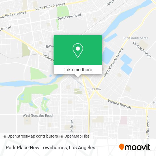 Park Place New Townhomes map