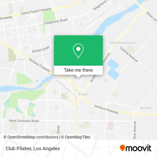 Club Pilates map