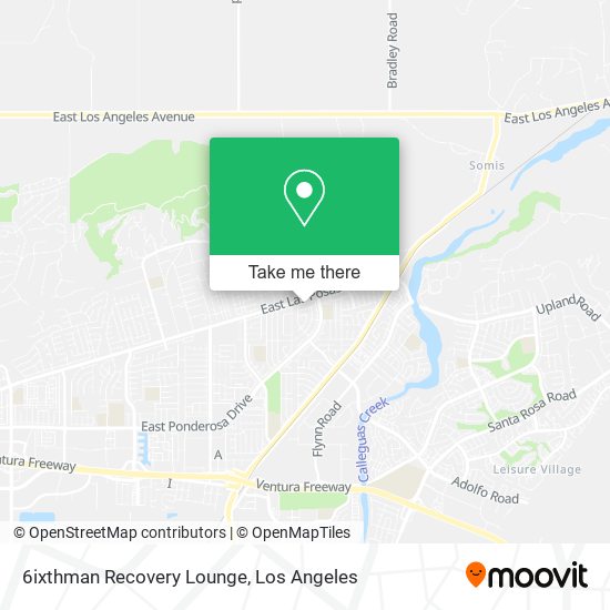 6ixthman Recovery Lounge map