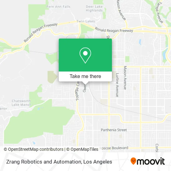 Zrang Robotics and Automation map