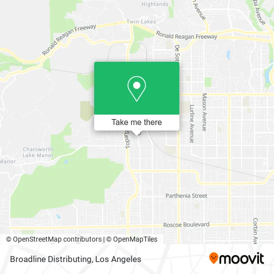 Broadline Distributing map