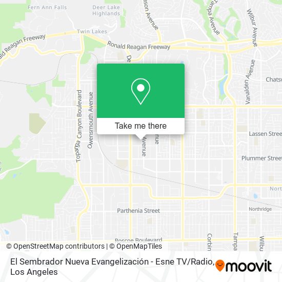 El Sembrador Nueva Evangelización - Esne TV / Radio map