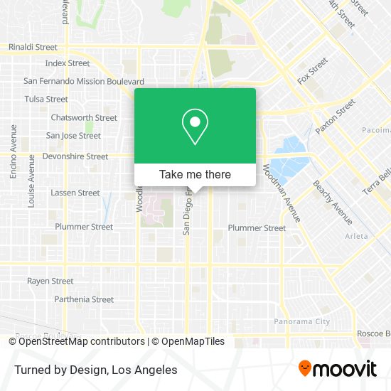 Mapa de Turned by Design