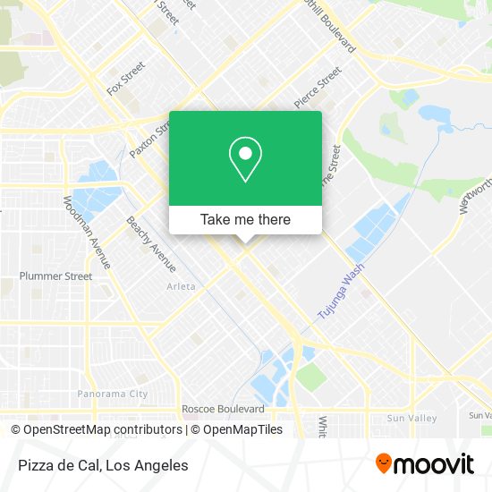 Mapa de Pizza de Cal