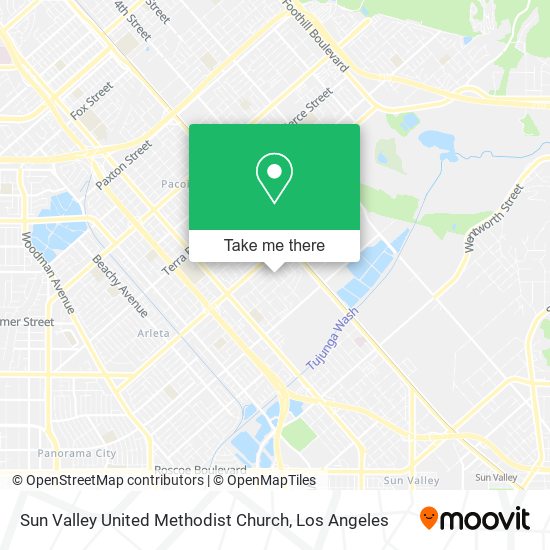 Sun Valley United Methodist Church map