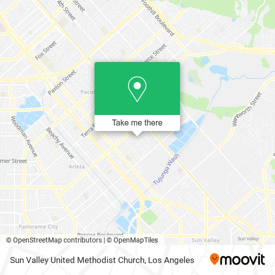 Mapa de Sun Valley United Methodist Church