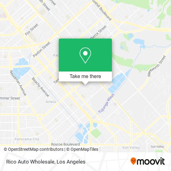 Rico Auto Wholesale map