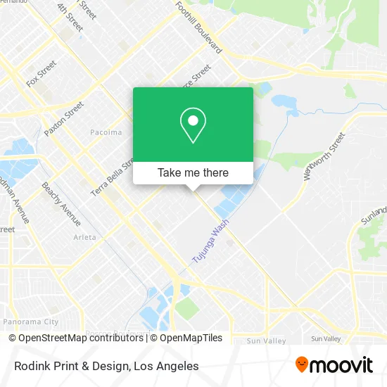 Rodink Print & Design map