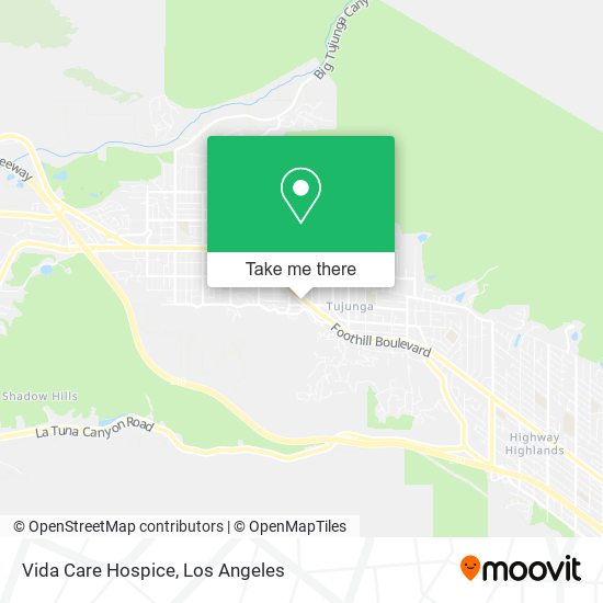 Vida Care Hospice map