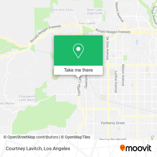 Courtney Lavitch map