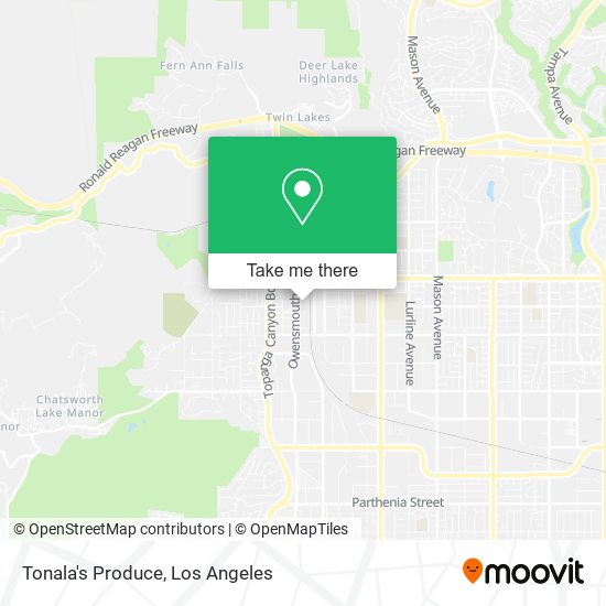 Tonala's Produce map