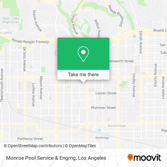 Mapa de Monroe Pool Service & Engrng