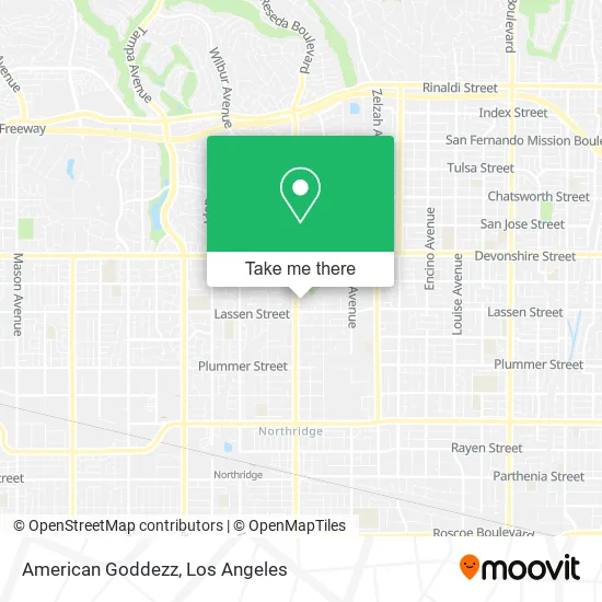 American Goddezz map