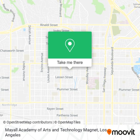 Mayall Academy of Arts and Technology Magnet map