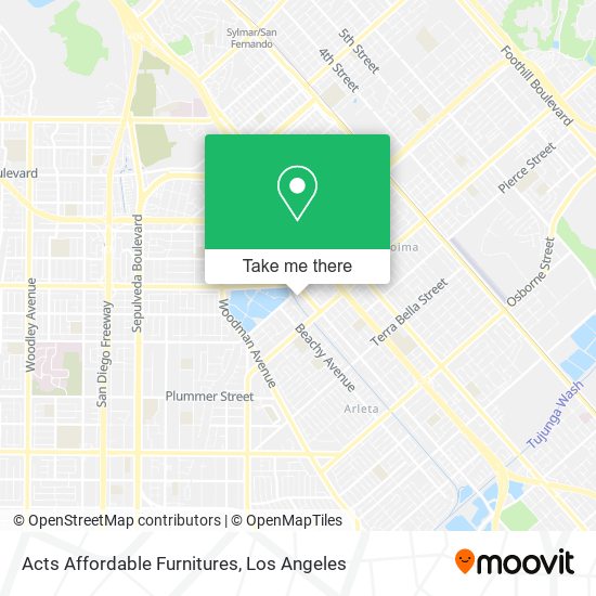 Acts Affordable Furnitures map