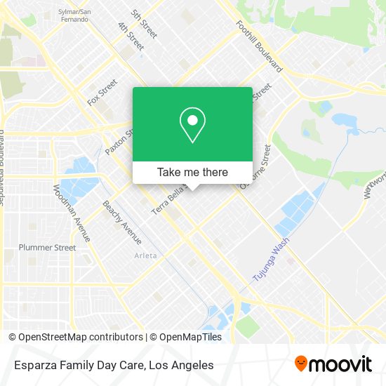 Mapa de Esparza Family Day Care