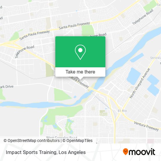 Impact Sports Training map