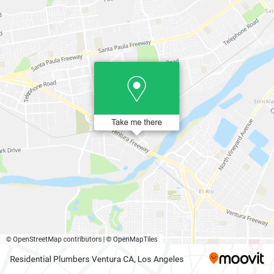 Mapa de Residential Plumbers Ventura CA