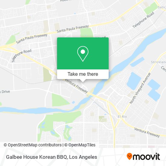 Galbee House Korean BBQ map
