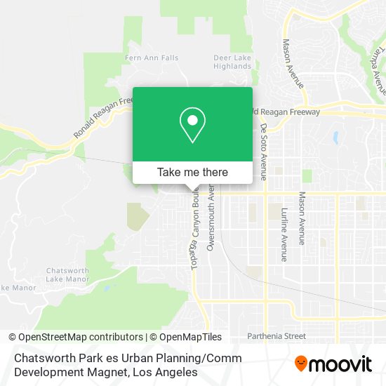 Chatsworth Park es Urban Planning / Comm Development Magnet map