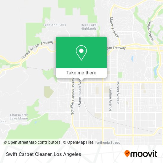 Swift Carpet Cleaner map