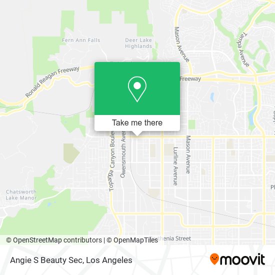Mapa de Angie S Beauty Sec