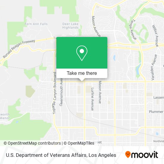 Mapa de U.S. Department of Veterans Affairs