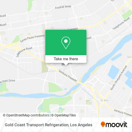 Gold Coast Transport Refrigeration map