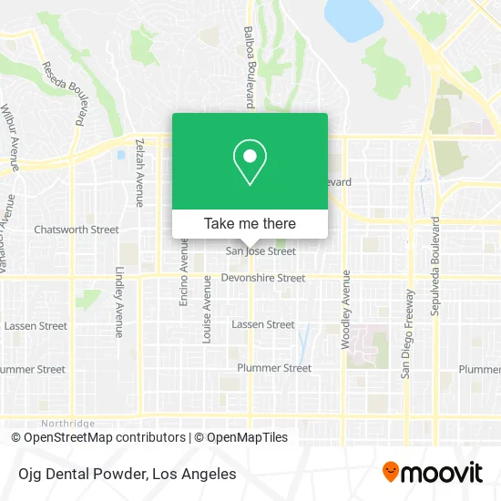 Mapa de Ojg Dental Powder