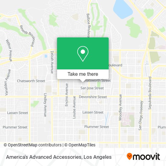 Mapa de America's Advanced Accessories