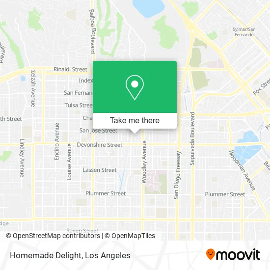 Homemade Delight map