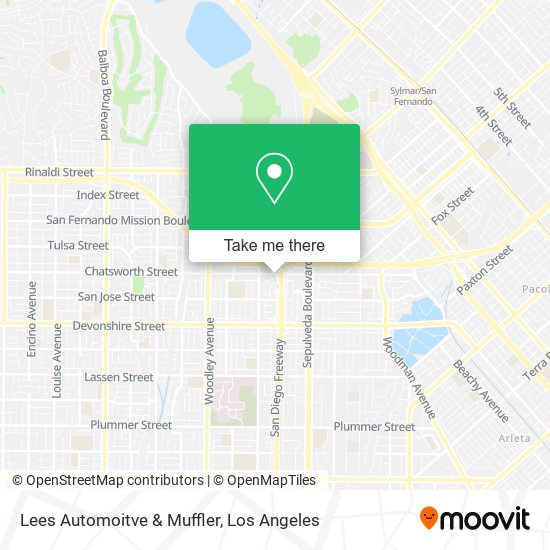 Lees Automoitve & Muffler map