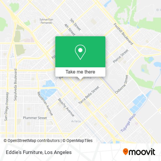 Eddie's Furniture map