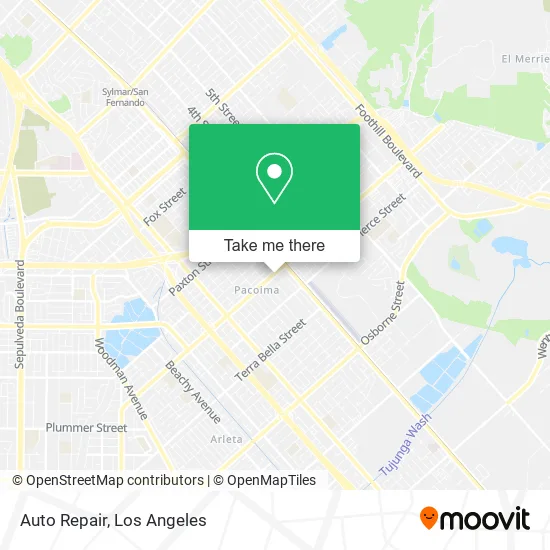 Auto Repair map