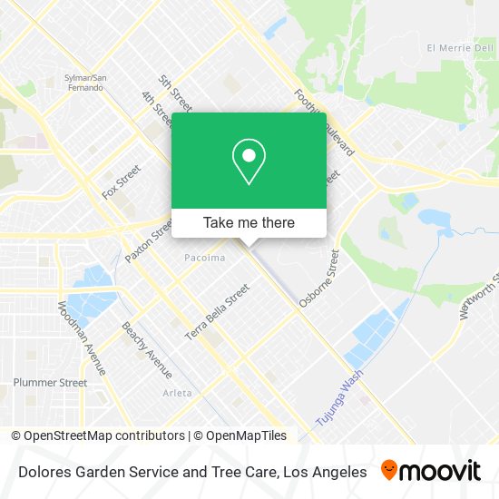 Mapa de Dolores Garden Service and Tree Care