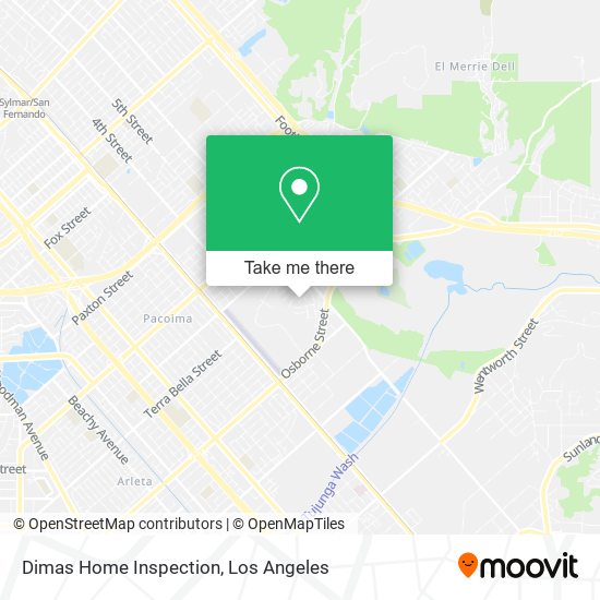 Mapa de Dimas Home Inspection