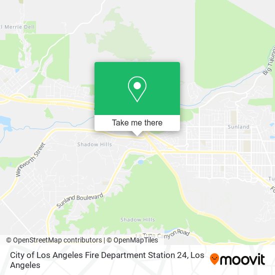 City of Los Angeles Fire Department Station 24 map