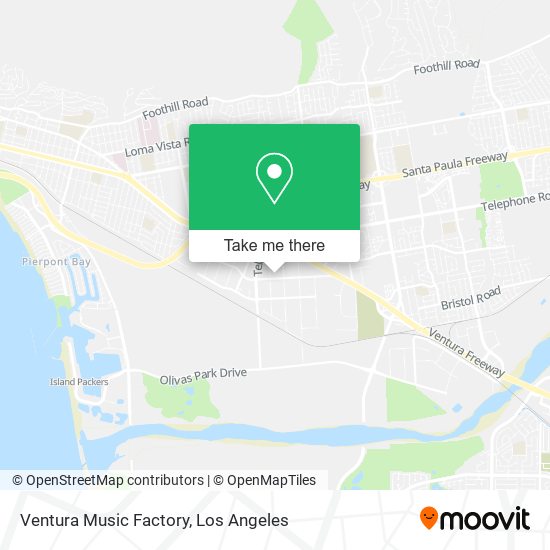Mapa de Ventura Music Factory