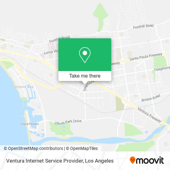 Mapa de Ventura Internet Service Provider