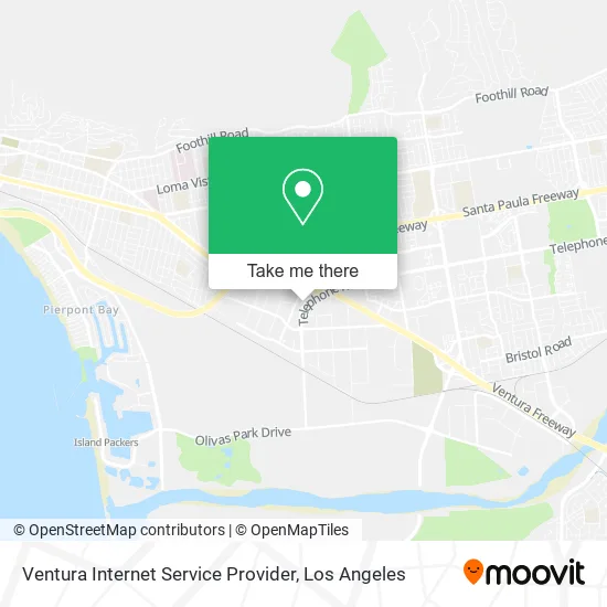Mapa de Ventura Internet Service Provider
