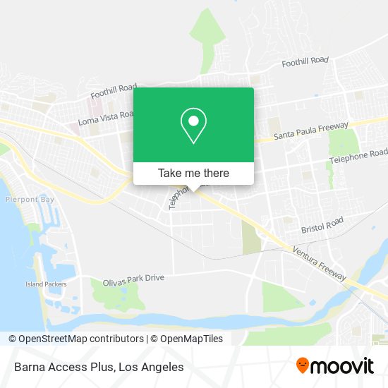 Barna Access Plus map