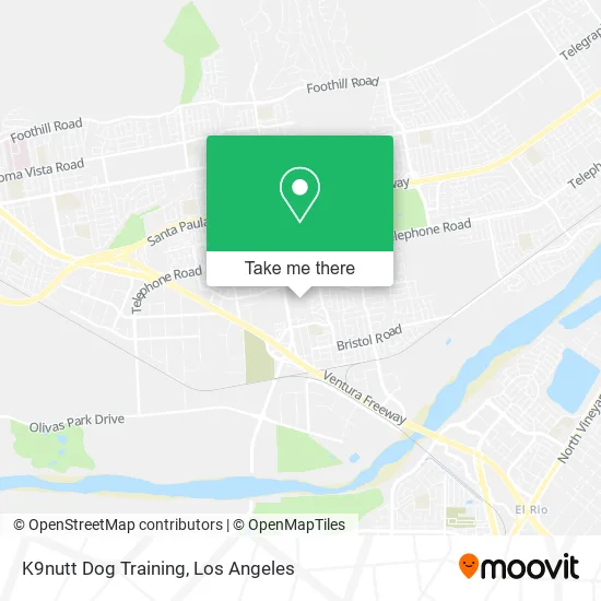 K9nutt Dog Training map