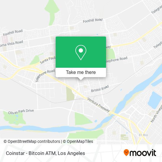 Coinstar - Bitcoin ATM map