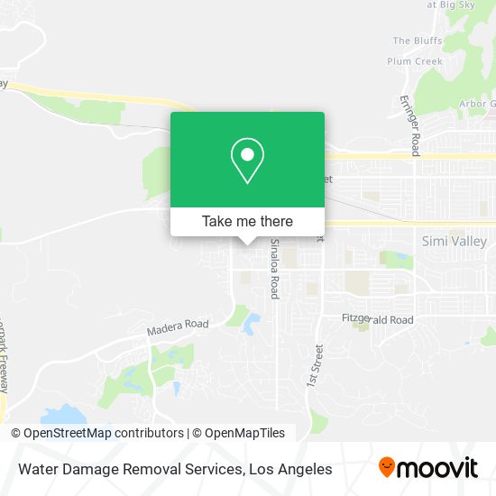 Mapa de Water Damage Removal Services