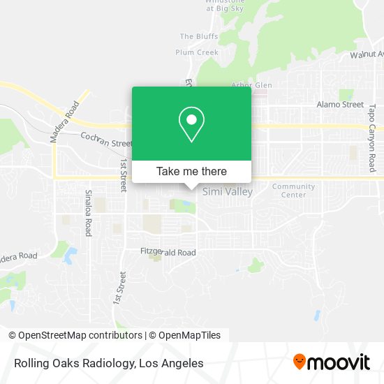 Rolling Oaks Radiology map