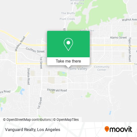 Vanguard Realty map