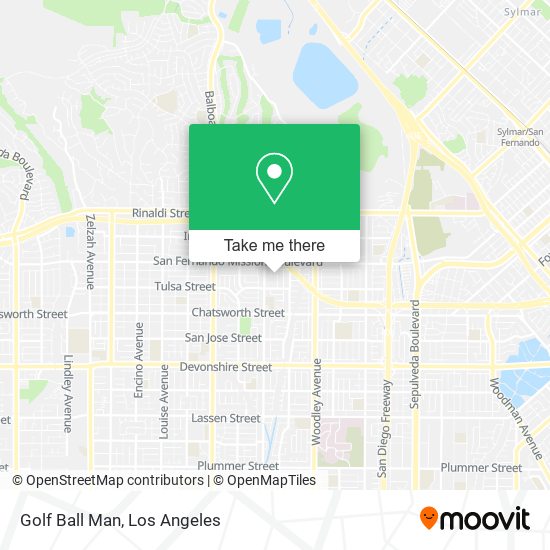 Mapa de Golf Ball Man