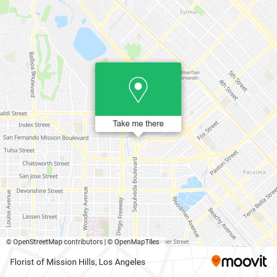 Mapa de Florist of Mission Hills