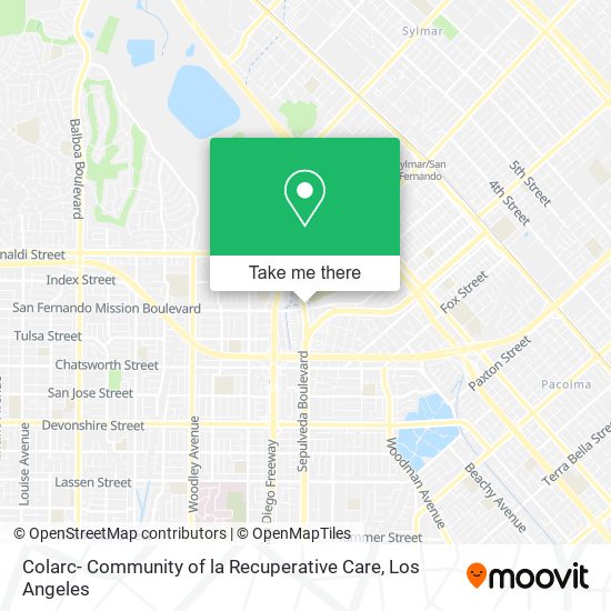 Colarc- Community of la Recuperative Care map