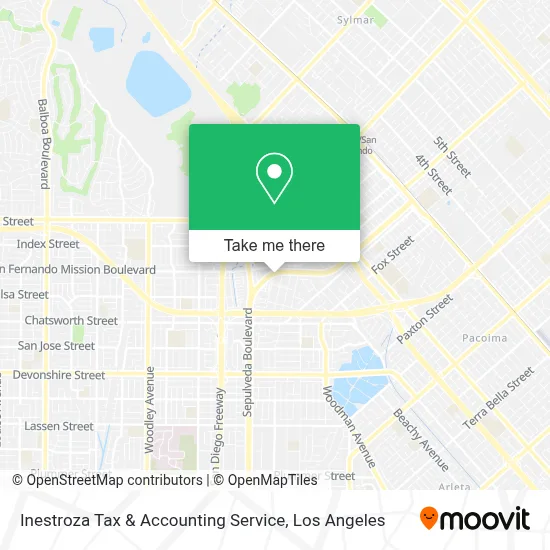 Inestroza Tax & Accounting Service map